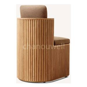 Salon de luxe moderne style méditerranéen chaises de jardin empilées pour l'extérieur meubles fauteuils en rotin imperméable - Product Image 3