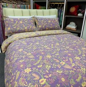 Juego de Cuatro Piezas de Lujo Ligero Premium - Poliéster Qi <span class=keywords><strong>Eastward</strong></span> Morado 600TC Antiestático para Uso Doméstico y Hotelero - Product Image 2