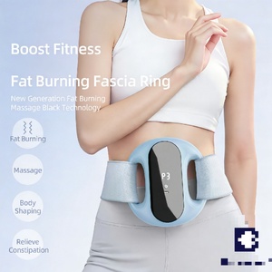 Masseur vibrant double face pour le remodelage corporel, grand écran, portable, relaxation complète du corps, anneau de massage amincissant et beauté - Product Image 3