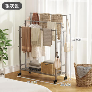 Étagère à serviettes à 3 niveaux, panier de rangement, étagère, support de séchage pour couvertures, étagère d'exposition - Product Image 5