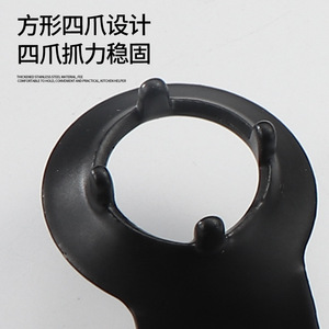 Llave para Amoladora Angular Reforzada de 52 mm, Doble Extremo Dentado, Grado Industrial, Acero Negro con Alto Contenido de Manganeso - Product Image 4