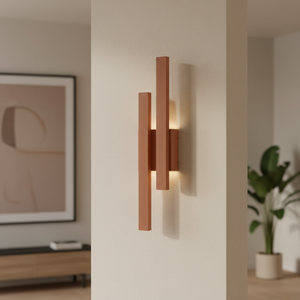 Lampe murale moderne et minimaliste marron, nouveau style, pour chambre principale, simple et idéale pour les murs extérieurs de villa - Product Image 1