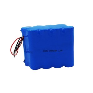 China fabrik 18650 2S4P 8Ah 8000mah 7,4 V lithium li-ion Lipo akku für elektrische spielzeug - Product Image 2