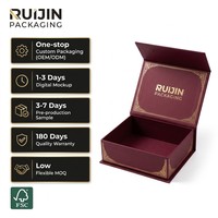 Boîte d'emballage pour vêtements avec logo personnalisé, en carton gris épais, pliable, rigide, magnétique, de qualité supérieure, pour la vente au détail, boîte de sécurité pour vêtements