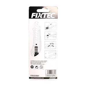 FIXTEC-cuchillo de bolsillo de madera, cortador práctico de seguridad de 18mm, candado de trinquete, cuchillo de utilidad resistente - Product Image 4