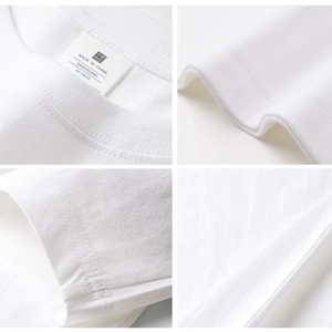 เสื้อยืดโอเวอร์ไซส์สำหรับผู้ชายเสื้อยืดโอเวอร์ไซส์สำหรับผู้ชายผ้าคอตตอนไฮสตรีทเป็นมิตรกับสิ่งแวดล้อม TKAN105ออกแบบโลโก้ได้ตามต้องการ - Product Image 4