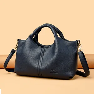 Nuevos Bolsos Tote de <span class=keywords><strong>Piel</strong></span> Sintética para Mujer, Bolsos de Hombro de Lujo de Alta Calidad, Bolsos Cruzados de Gran Capacidad con Cadenas Cruzadas - Product Image 5