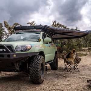 270 Awning Waterproof 600d Oxford Car Rooftop <b>Tent</b> Roof <b>Tent</b> Hard Shell Free-Standing 270 Degree Awning With D-Zipper Cars - Product Image 2