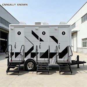 Remorque WC mobile de luxe avec rideau en velours pour la Semaine de la Mode et salon VIP extérieur - Product Image 1