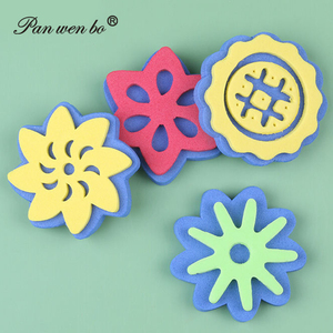 EVA Painting spugne pittura in schiuma Stamper doppio lato <span class=keywords><strong>spugna</strong></span> spugne <span class=keywords><strong>disegno</strong></span> per bambini - Product Image 5