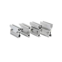 Support de pince de montage de panneau solaire en aluminium