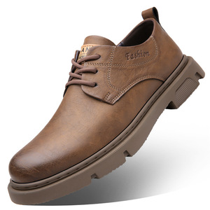 Chaussures habillées décontractées pour hommes Up-6035r, tendance mode printemps-été-automne, style britannique, baskets de sport à semelle épaisse - Product Image 1