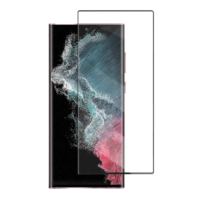 9H High Clear Curved Tempered Glass Screen Protector for Samsung for Galaxy S21 S22 S23 Ultra 5D Hot Bending Compatible Mobile P
