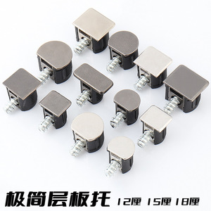 Support d'étagère trois en un en alliage de zinc, connecteur dissimulé pour armoire de cuisine, installation facile - Product Image 3