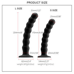 Plug Anal pour femmes jouets sexuels vibrateur gode en Silicone noir avec Base pliée énorme poupée de sexe godemichet Anal en Silicone Juguetes Sexuales - Product Image 2
