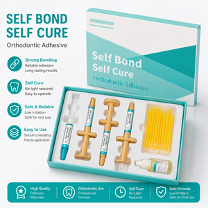 Kit de Adhesivo Ortodóntico Autopolimerizable Sin Luz, Sistema de Adhesión para Brackets, para Uso en Clínicas Dentales - Product Image 1