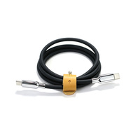 Kabel Pengisi Daya USB C ke USB C 240W PD, Kabel Pengisi Daya Cepat Tipe-C Warna Macaron Lembut untuk Laptop, Ponsel, Tablet