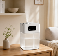 Humidificateur à vapeur chaude 7L 100 ℃   Humidificateur d'air domestique silencieux à vapeur chaude avec grand réservoir pour chambre à coucher