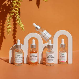 Serum Wajah pelembab bintik hitam, kerutan wajah Vitamin C asam Hyaluronic glikolat kolagen asam Retinol - Product Image 6