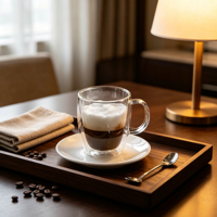 Mugs en verre à double paroi résistants en borosilicate pour thé, bière et café – Approvisionnement direct usine