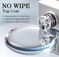 Vente en gros OEM – Top Coat Transparent Sans Résidu, Gel de Finition UV/LED Non Toxique pour Salons de Manucure Professionnels et Manucure DIY