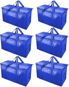Factory Wholesale Oversize Plastic PP Woven Moving Bags Grocery Bag Shopping Bag with Custom Logo