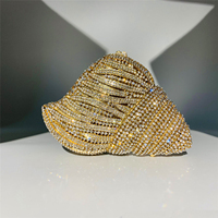 OC4292 Sacs à main en cristal de strass en forme de coquille, nouvelle collection 2026, sacs de soirée pour femmes