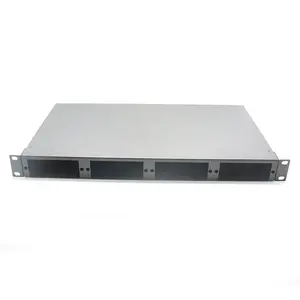 1U 12 24 96 port Rack mount Full loaded caixa terminal de fibra óptica caixa de distribuição patch panel módulo cassete