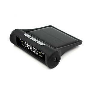 타이어 압력 감시 체계 TPMS 태양 에너지 4 개의 내부 감지기를 가진 무선 차 경보망 LCD 디스플레이 - Product Image 2