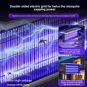 Lámpara Solar <span class=keywords><strong>Antimosquitos</strong></span>, Trampa de Luz con Clasificación IP33 para Uso en Exteriores, Patio y Jardín, Trampa para Insectos Voladores de Gran Área, Venta al por Mayor - Product Image 3