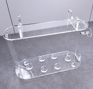 Support d'affichage en acrylique écologique pour accessoires <span class=keywords><strong>Dyson</strong></span> <span class=keywords><strong>Airwrap</strong></span> Organisateur de comptoir <span class=keywords><strong>long</strong></span> Rangement de salle de bain pour baril <span class=keywords><strong>long</strong></span> - Product Image 4