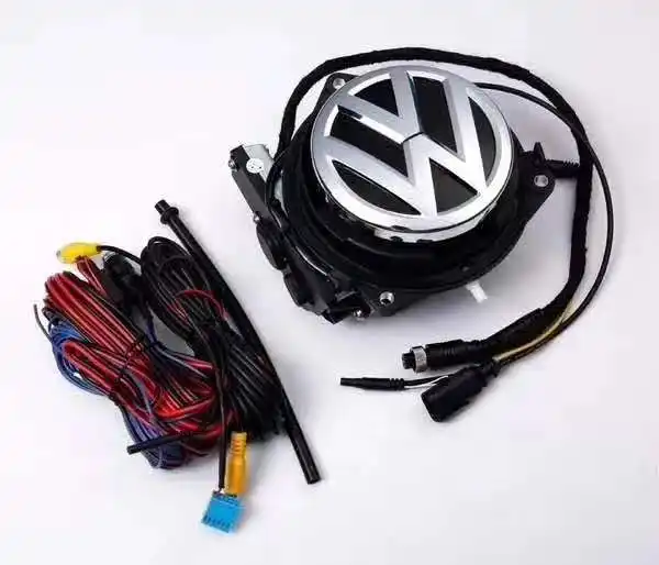 Warna Tahan Air CCD Smart Flip Ulasan Parkir Mobil untuk VW RGB Golf 6 Kamera