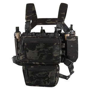 ชุดเกราะอกแบบยุทธวิธี SFB61 MOLLE น้ำหนักเบา พร้อมกระเป๋าคาดเอวแบบถอดได้ อุปกรณ์สำหรับการต่อสู้และการล่าสัตว์ - Product Image 2
