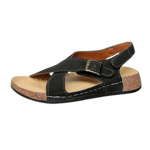 Women Large Cross Strap Beach Roman <b>Sandals</b> Summer New Thick Sole Wedge <b>Sandals</b> Wholesale - Product Image 6