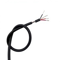 Câble de données et d'alimentation UL2464 24AWG 4 conducteurs en cuivre nu basse tension avec gaine PVC pour utilisation aérienne, idéal pour l'informatique, l'industrie, la construction et l'exploitation minière