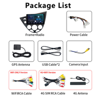 9 ''Android Radio sans fil Carplay DSP stéréo voiture GPS Navigation USB lecteur multimédia pour Ford Focus Fiesta 1998 ~ 2005