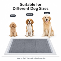 Alèses jetables en charbon de bambou PE pour chiens et chats, avec noyau neutralisant les odeurs, écologiques, imperméables et nettoyantes – Approvisionnement direct usine