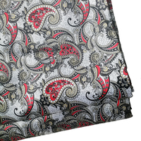 Tissus de doublure pour veste de costume sur mesure FabFairy Lining, motif Paisley, 100 % polyester satiné imprimé, en promotion