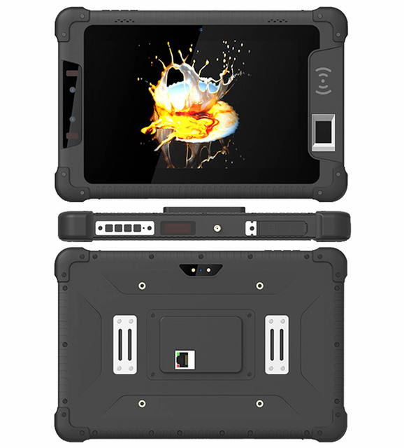Best Selling Cheapest Factory 8" Waterproof Tablet PC NFC 2D Barcode RFID Android Rugged Tablet 4G LTE Vehicle Rugged Tablet