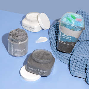 Venta al por mayor personalizado variedad Paquete <span class=keywords><strong>de</strong></span> leche <span class=keywords><strong>de</strong></span> <span class=keywords><strong>coco</strong></span> hielo baño <span class=keywords><strong>sal</strong></span> remojo con bola cepillo esponjas - Product Image 6