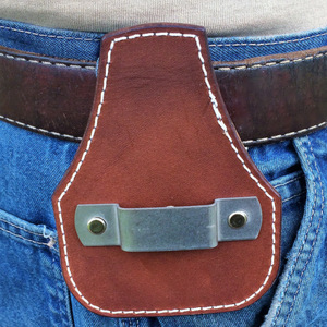 Cross-border PU <b>leather</b> outdoor work tape measure waist bag protective cover ruler hammer waist suspension belt waist <b>tool</b> bag - Product Image 4