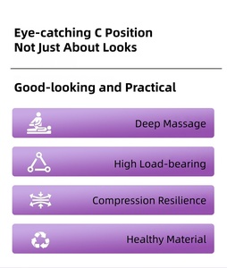 स्टैंड मॉडल सक्शन कप डिचेबल स्टील कोर फोम रोलर मांसपेशियों में विश्राम पेशेवर एवा बाहरी रिंग भेड़िया दांत छड़ी रोलर - Product Image 6