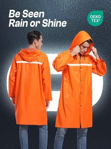 Vente en gros usine – Manteau de pluie long imperméable style trench, pliable, écologique, durable, à capuche, pour la randonnée et les voyages en extérieur - Product Image 4