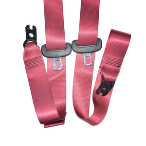 81 D857805A Universeller verstellbarer 3-Punkt-versenkbarer Auto-Rücksitz gurt Rot für Audi Q2L - Product Image 6