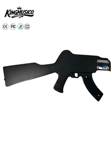 Solid Body Guitar with 6 <b>Strings</b> <b>Black</b> Color Featuring Maple Back/Side and Fingerboard - Product Image 4