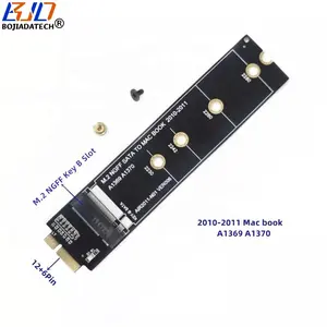 공장 도매 12+6핀 인터페이스 M.2 Key-B SATA SSD 어댑터 카드 (2010 2011 맥북 에어 A1369 A1370 1375 A1377 호환) - Product Image 1