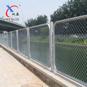 8ft 6ft tall galvanized diamond fence cyclone wire mesh 8 foot 6 foot chainlink fence pvc black coated chain link fence roll