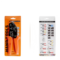IDEIRUI Tools Juego de 270 Piezas de Alicates de Crimpado de Terminales de Acero de Alto Carbono Sn-48B, Conectores de Cable Industriales de 16 AWG con Mangos Naranjas 1