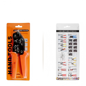 ชุดเครื่องมือ 270 ชิ้น คีมย้ำสายไฟเหล็กกล้าคาร์บอนสูง รุ่น SN-48B สำหรับเชื่อมต่อสายไฟอุตสาหกรรม ขนาด 16 AWG พร้อมด้ามจับสีส้ม - Product Image 5