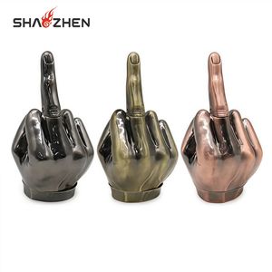 Sculptures en alliage de zinc en forme de doigt, très vendues. Nouvel <span class=keywords><strong>appareil</strong></span> de broyage artisanal pour grains de café et épices, fabriqué en herbe sèche. - Product Image 1